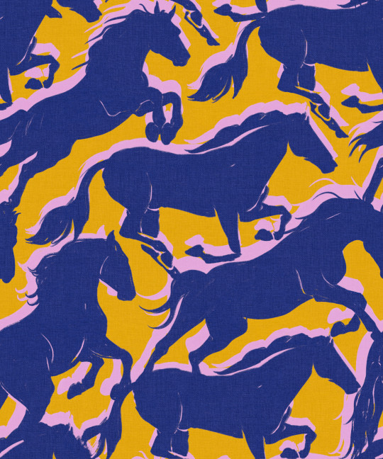 Coordonné Tapete Galope - Golden