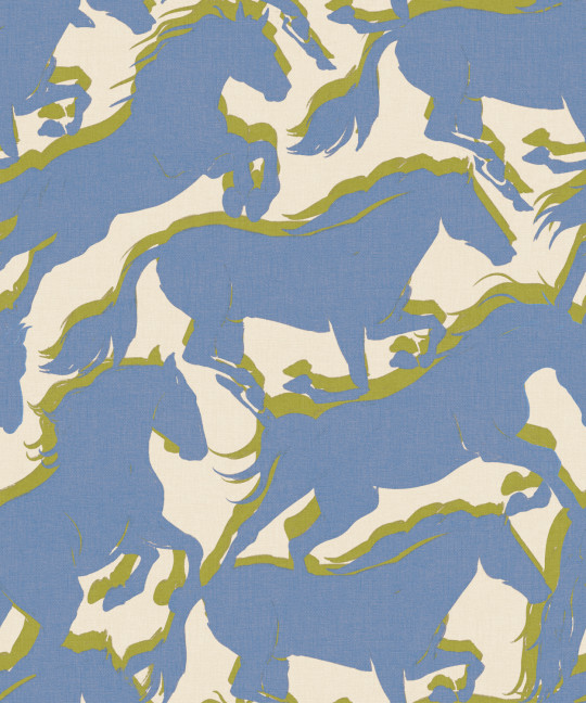 Coordonné Tapete Galope - Blue