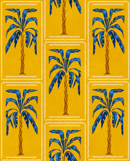 Coordonné Tapete Veraneo - Golden