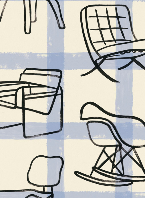 Coordonné Tapete Icónicos - Blue