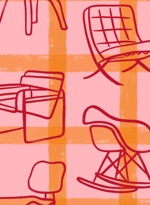 Coordonné Tapete Icónicos - Pink