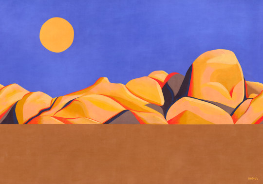 Coordonné Wandbild Escapada - Blue