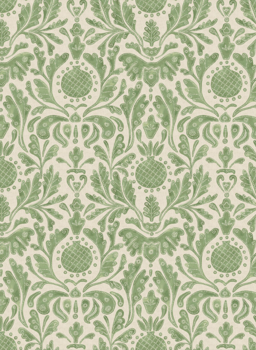 Nina Campbell Tapete Castellane - Green