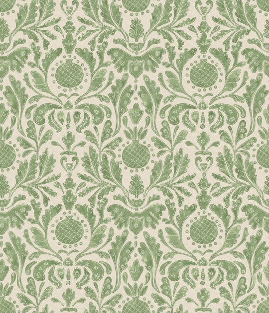 Nina Campbell Tapete Castellane - Green