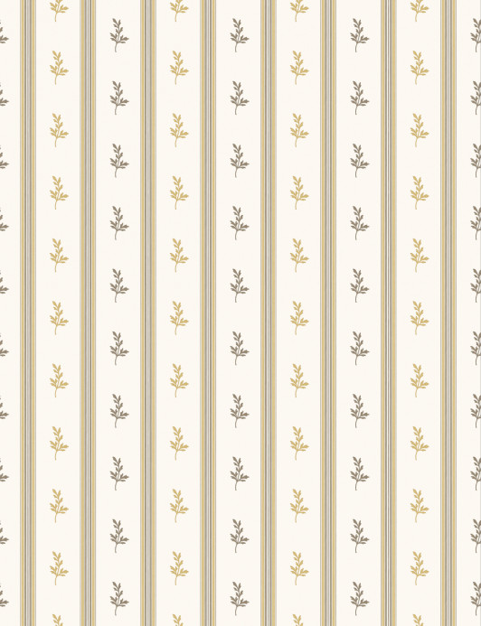 Nina Campbell Tapete Anduze - Ochre/ Chocolate