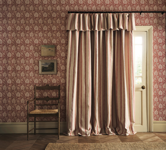 Nina Campbell Tapete Annecy - Red