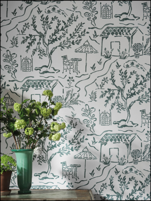 Nina Campbell Tapete La Quintinie