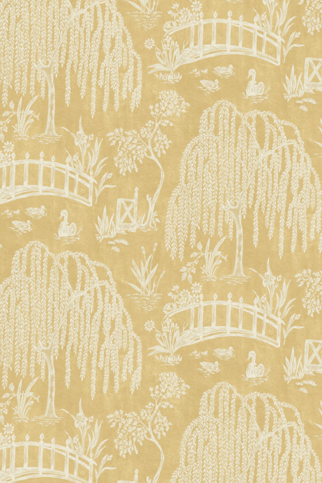 Nina Campbell Tapete Les Saules - Yellow
