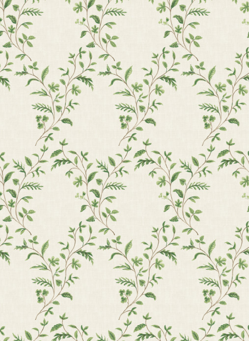Nina Campbell Tapete Hollingbourne Trellis - Green