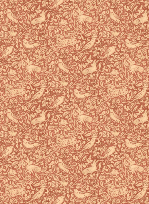 Mulberry Home Wallpaper Hedgerow - Russet