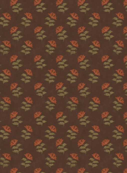 Mulberry Home Wallpaper Mulberry Sprig - Espresso