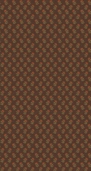 Mulberry Home Wallpaper Mulberry Sprig - Espresso