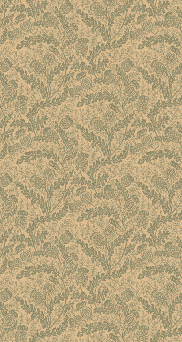 Mulberry Home Tapete Mulberry Thistle - Teal