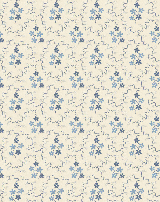 GP & J Baker Tapete Posy - Blue