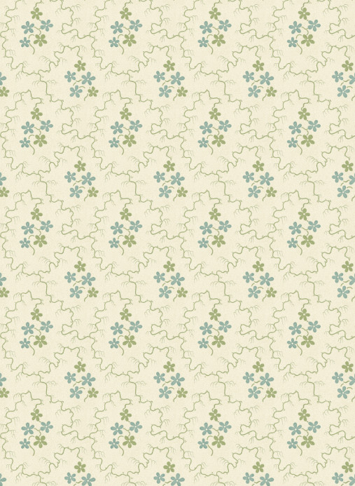 GP & J Baker Tapete Posy - Green/ Aqua