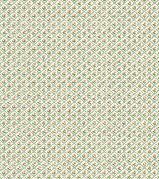 GP & J Baker Tapete Penny - Aqua/ Pink