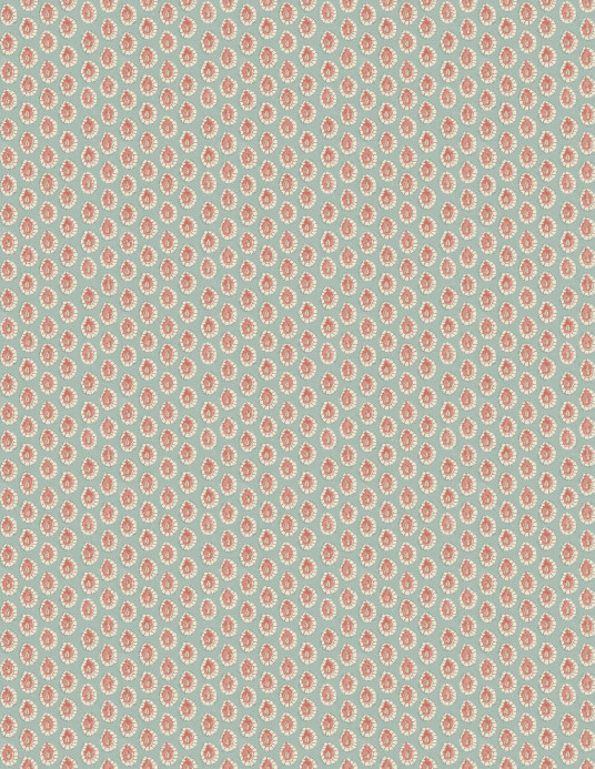 GP & J Baker Tapete Dotty - Aqua
