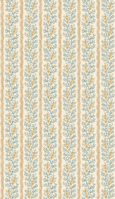 GP & J Baker Tapete Symington - Ochre/ Blue