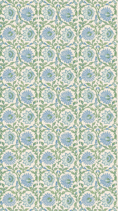 GP & J Baker Tapete Cecily - Blue/ Green