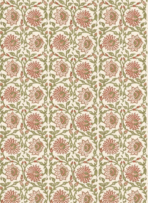 GP & J Baker Tapete Cecily - Red/ Green