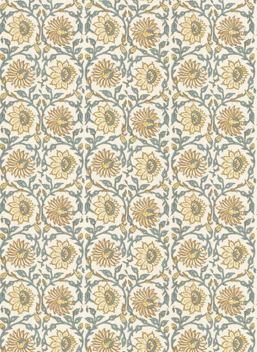 GP & J Baker Tapete Cecily - Ochre/ Teal