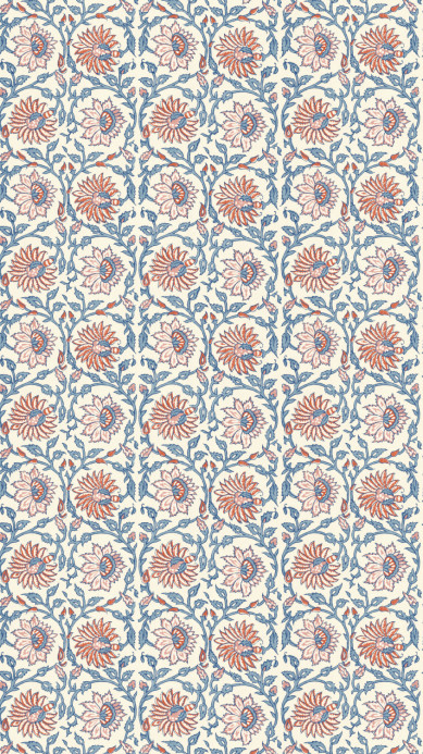 GP & J Baker Tapete Cecily - Red/ Blue