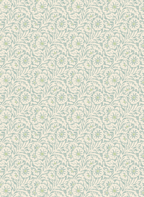 GP & J Baker Tapete Flower Patch - Aqua