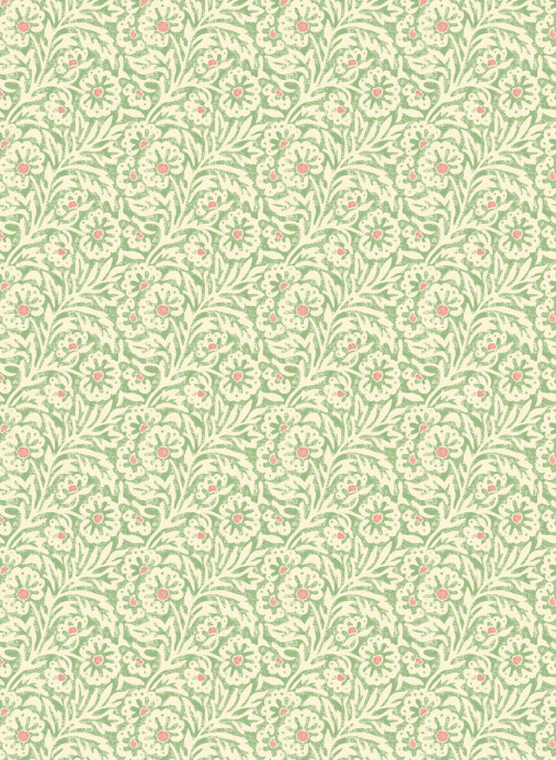 GP & J Baker Tapete Flower Patch - Green