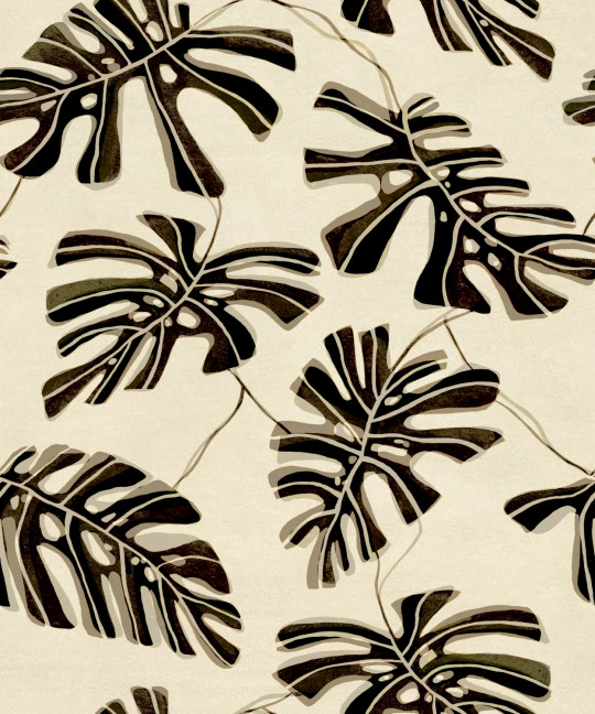 Tres Tintas Tapete Monstera - Arena