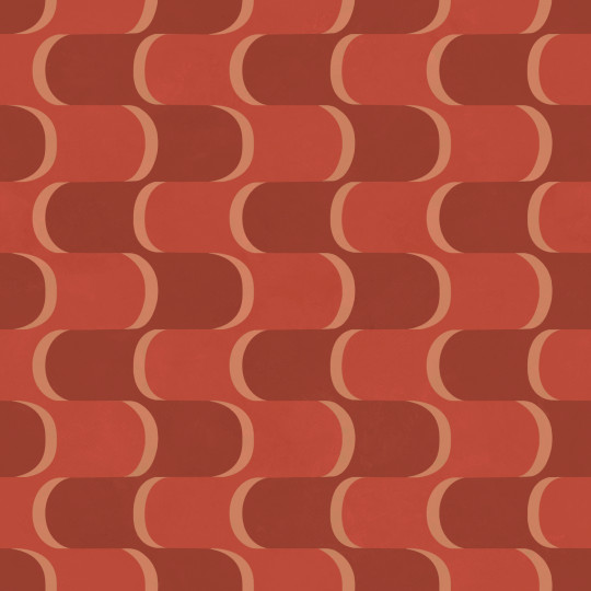 Tres Tintas Carta da parati Copacabana - Terracota