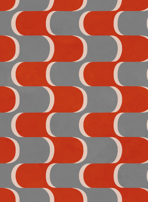 Tres Tintas Papier peint Copacabana - Índigo