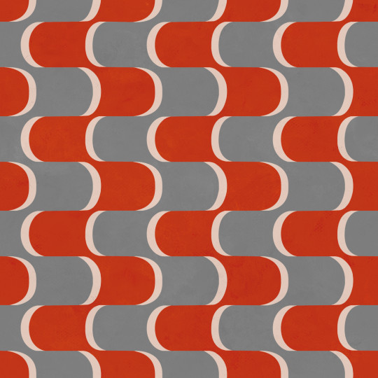 Tres Tintas Papier peint Copacabana - Índigo