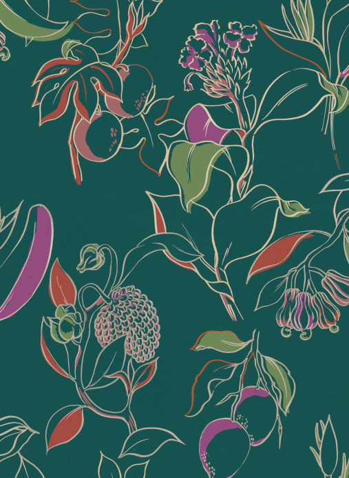 Tres Tintas Tapete Guanábana - Turquesa