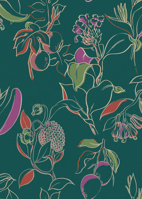 Tres Tintas Tapete Guanábana - Turquesa