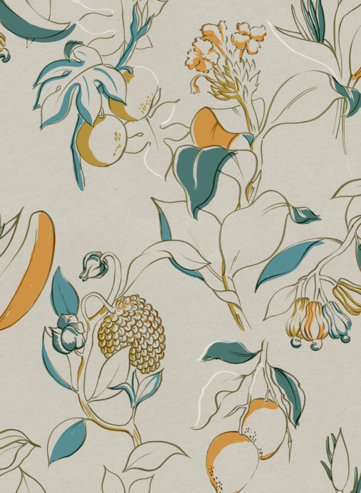 Tres Tintas Carta da parati Guanábana - Perla