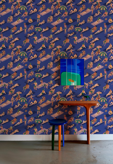 Tres Tintas Tapete Ipanema - Cobalto