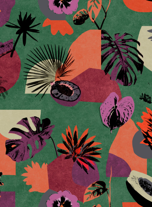 Tres Tintas Tapete Tropicalia - Verde