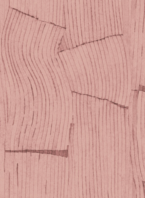 Tres Tintas Papier peint Bananeira - Rosa