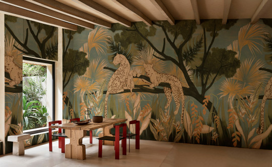 Tres Tintas Mural Onça - Índigo