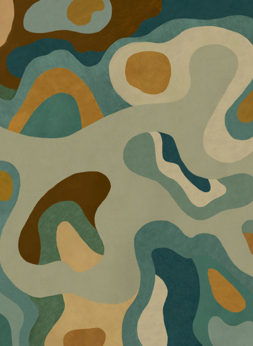 Tres Tintas Wandbild Burle - Índigo