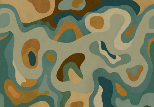 Tres Tintas Wandbild Burle - Índigo