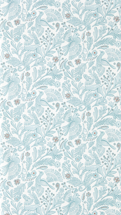 Scion Tapete Dove & Deer - Coast Blue