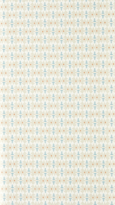 Scion Tapete Owl & Butterfly - Pebble/ Coast Blue