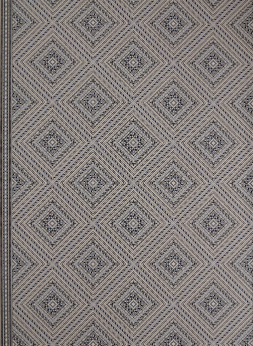 Zoffany Tapete Marquetry Trellis - Slate