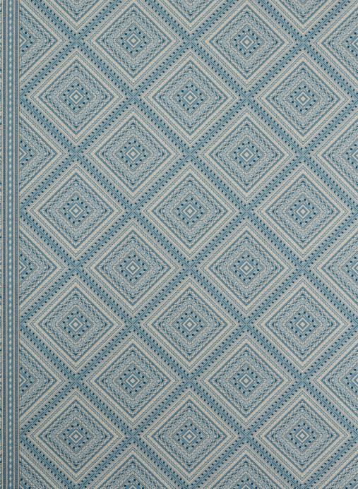 Zoffany Tapete Marquetry Trellis - Azure