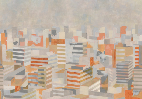 Tres Tintas Wandbild Skyline - Winter