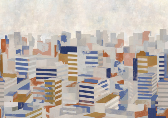 Tres Tintas Wandbild Skyline - Sky