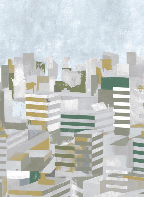 Tres Tintas Wandbild Skyline - Spring