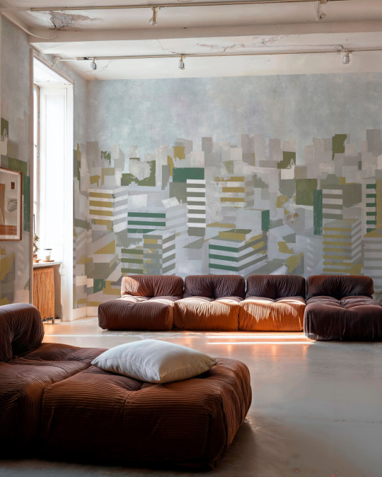 Tres Tintas Wandbild Skyline