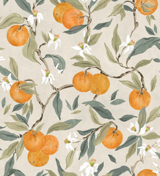 Coordonné Tapete Naranjos - Piedra